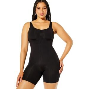 Fabletics Nearly Naked Shaping Mid Thigh Bodysuit